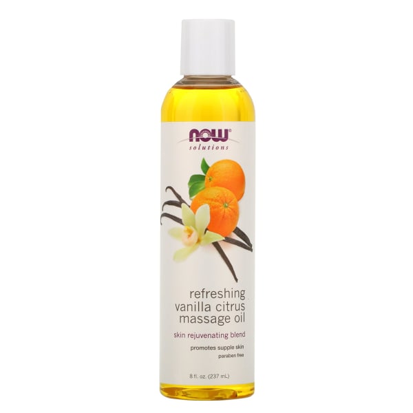 Now - Refreshing Vanilla Citrus Massage Oil 237 ml Image